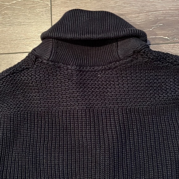 Mango Navy Knit Cardigan Sweater - Picture 10 of 12
